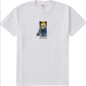 Supreme Ghost Rider Tee White Size XL SOLD
